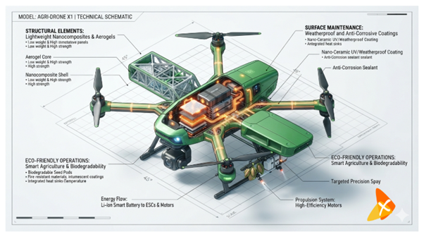 Revolutionizing Drone Performance with Bio-Waste Tech