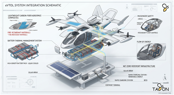 The Net-Zero eVTOL Revolution Powered by Biogenic Silicon